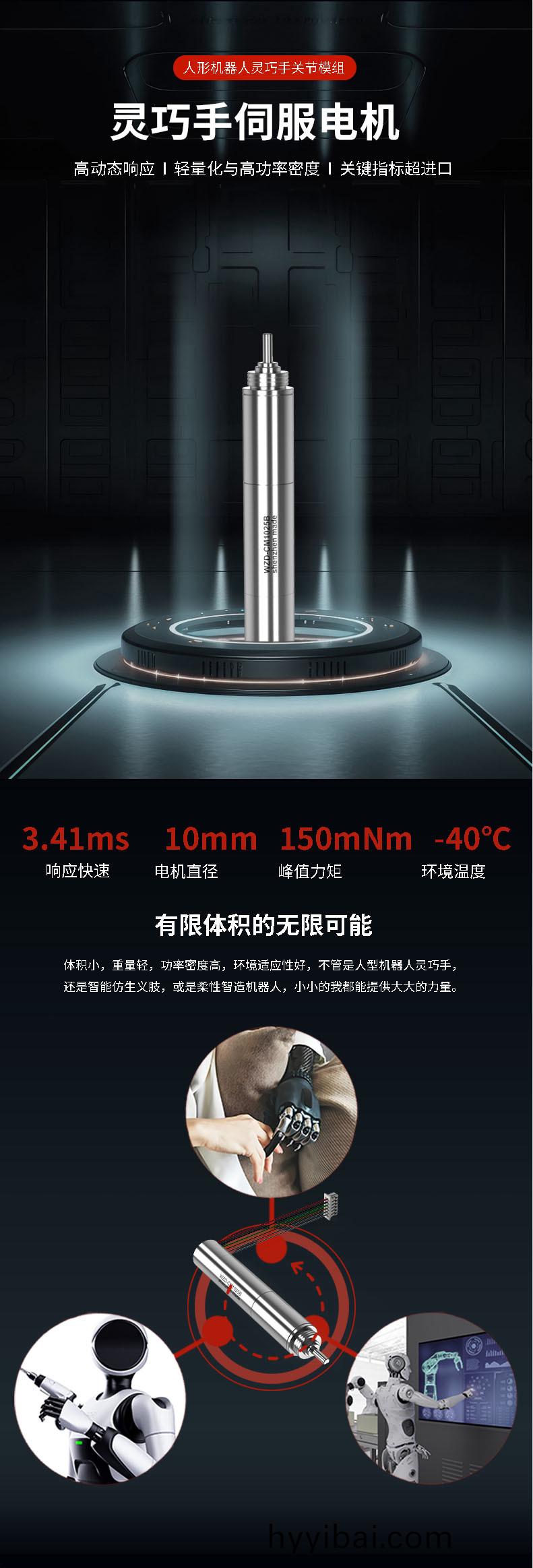 WZD-CM1025B靈巧手電(dian)機