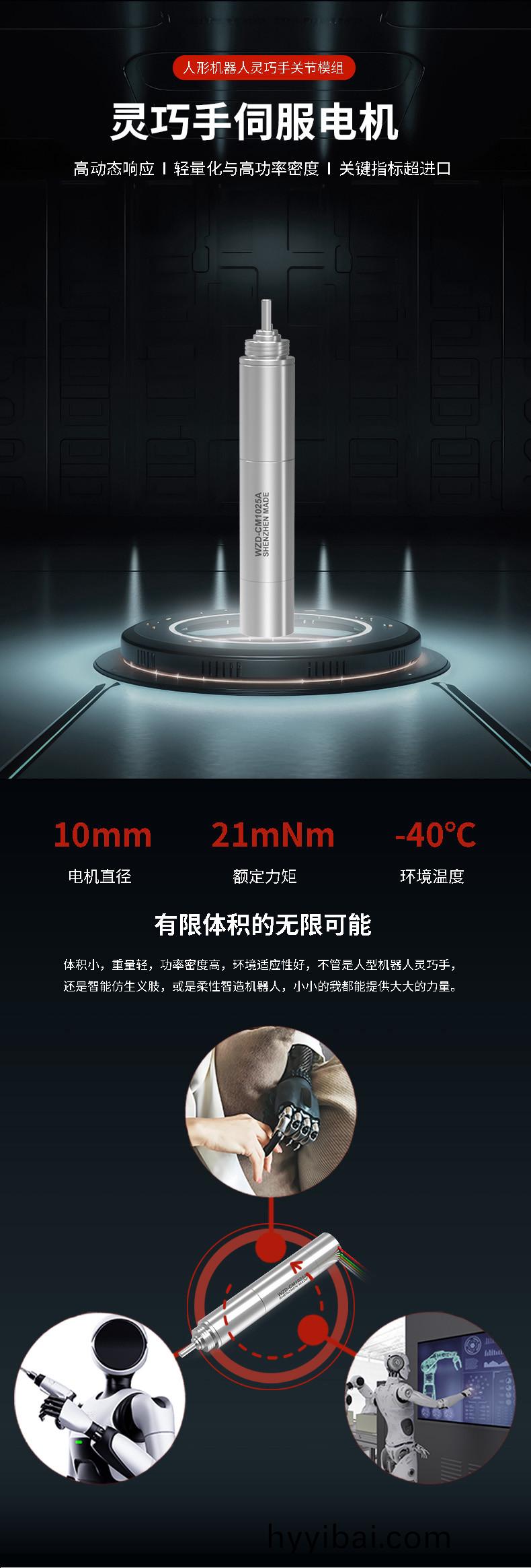 WZD-CM1025A靈(ling)巧手電機