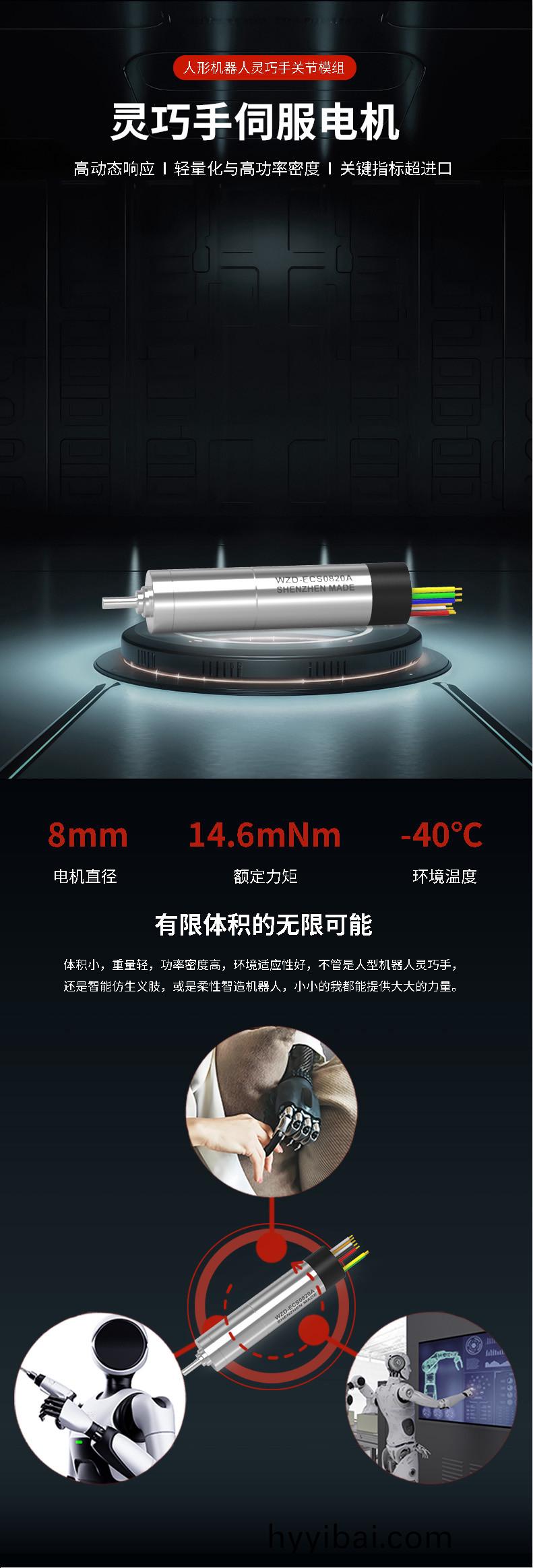 WZD-ECS0820A靈巧手電機