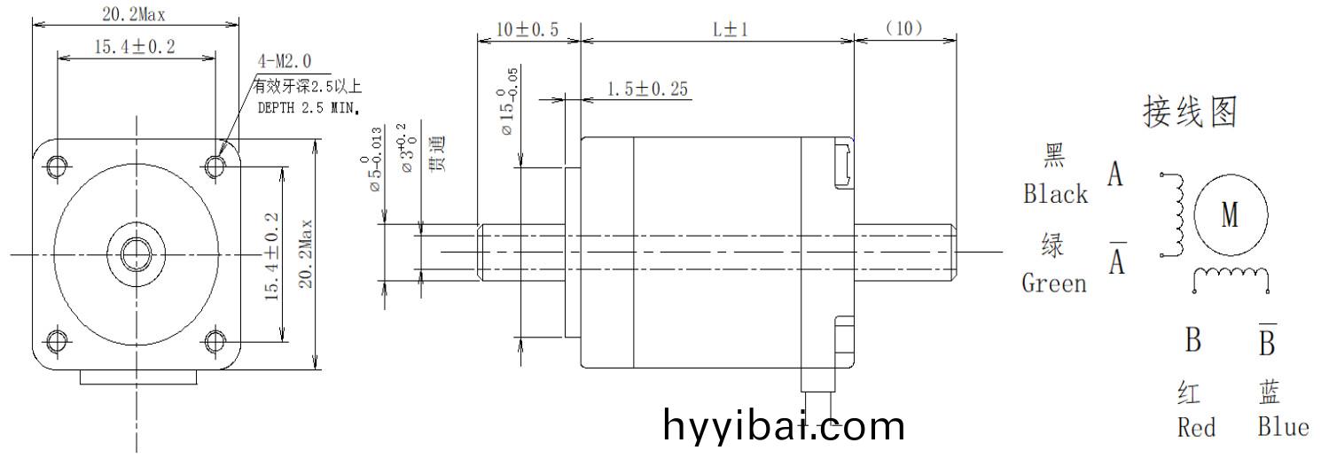 20係列空(kong)心軸電機結構