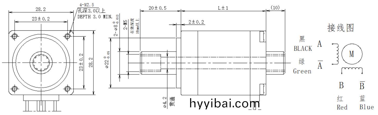 28係(xi)列(lie)空心軸電機結構