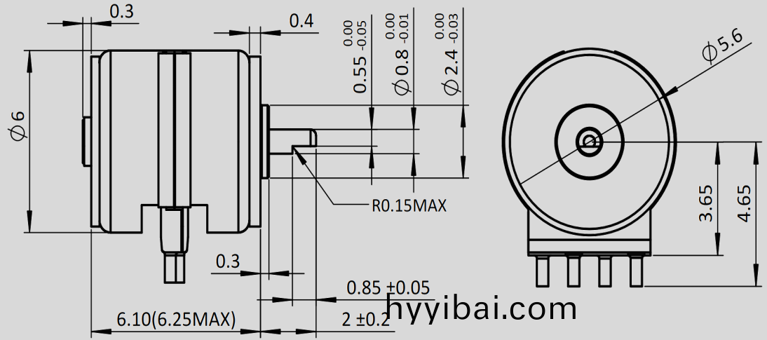 OT-SM06S步進電機_6mm光(guang)學(xue)變焦鏡頭電機(ji)-萬至達電(dian)機(ji)